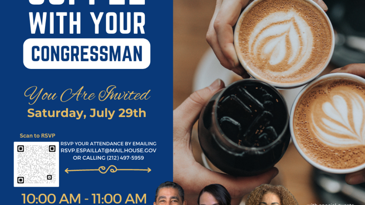 Coffee with Your Congressman Poster