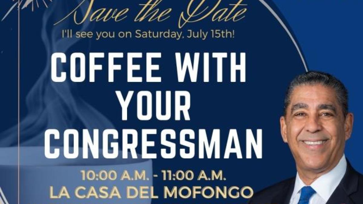 Coffee with Your Congressman Poster