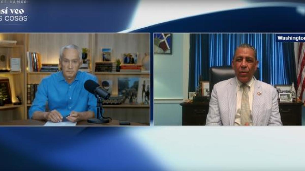 screenshot of Espaillat and Jorge Ramos