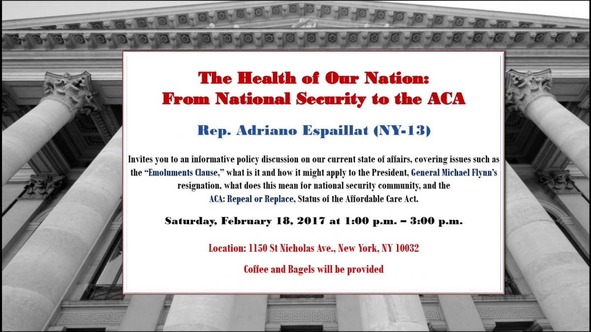 State of Affairs Policy Discussion