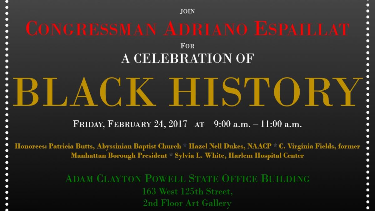 black history month celebration