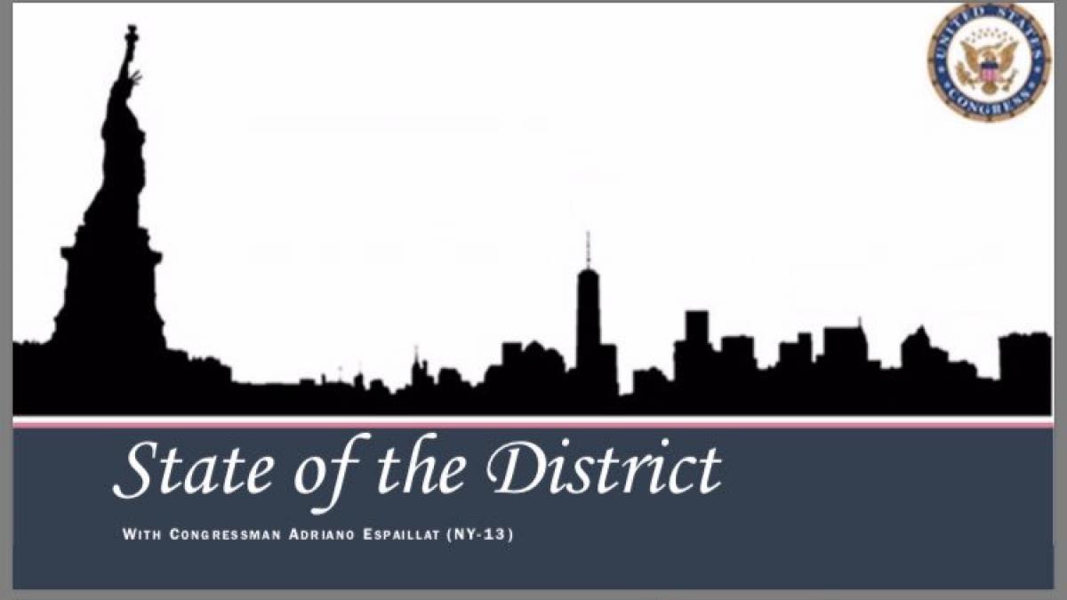 State of the District Banner