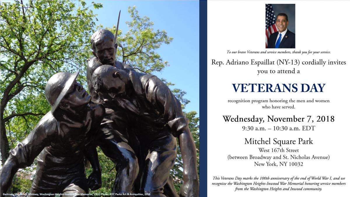 Invitation Veterans Day Recognition Flyer