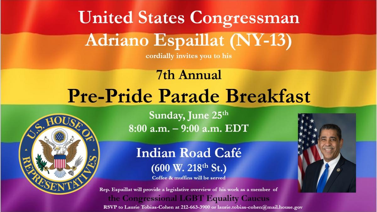 Pre-Pride Parade Breakfast