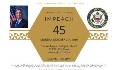 Rep. Adriano Espaillat Hosts Impeach Forum