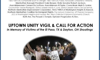 Community Vigil for TX, OH Mass Shootings