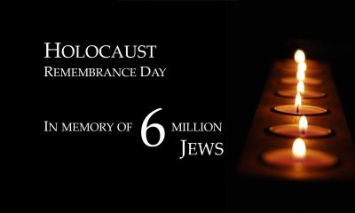 Holocaust Remembrance Day In Memory Of 6 Million Jews
