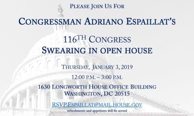 Invitation 116th Congress Open House