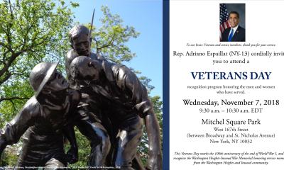 Invitation Veterans Day Recognition Flyer