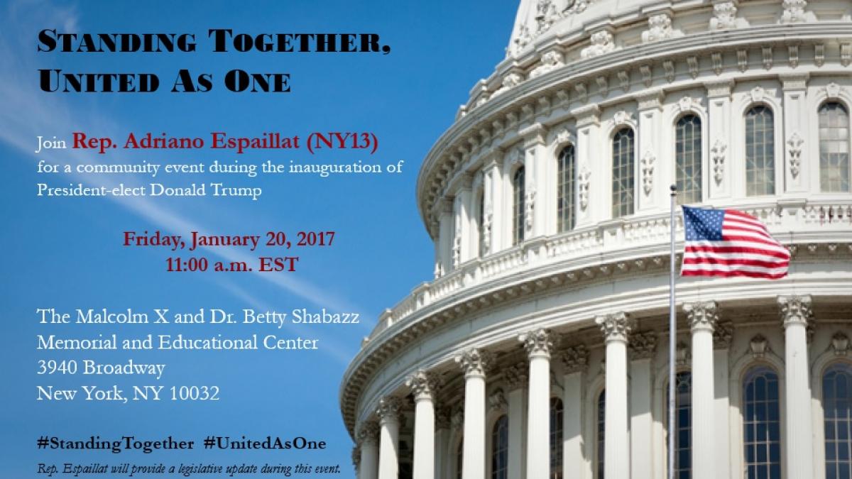 Flyer Standing Together United as One