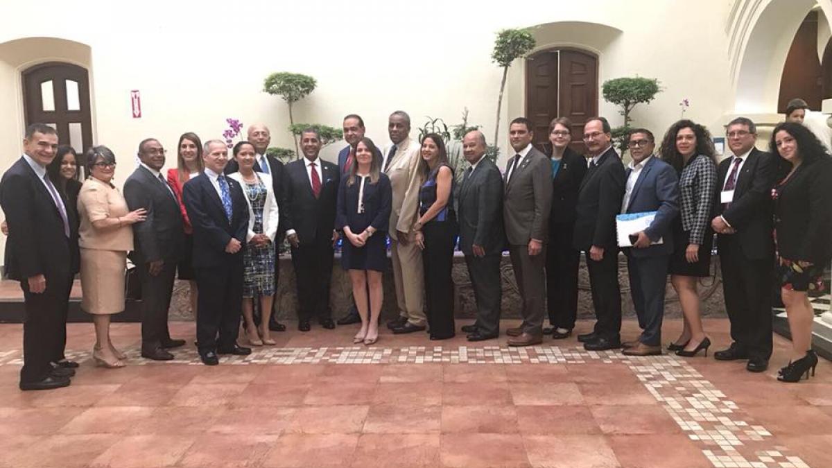 Rep. Espaillat group photo