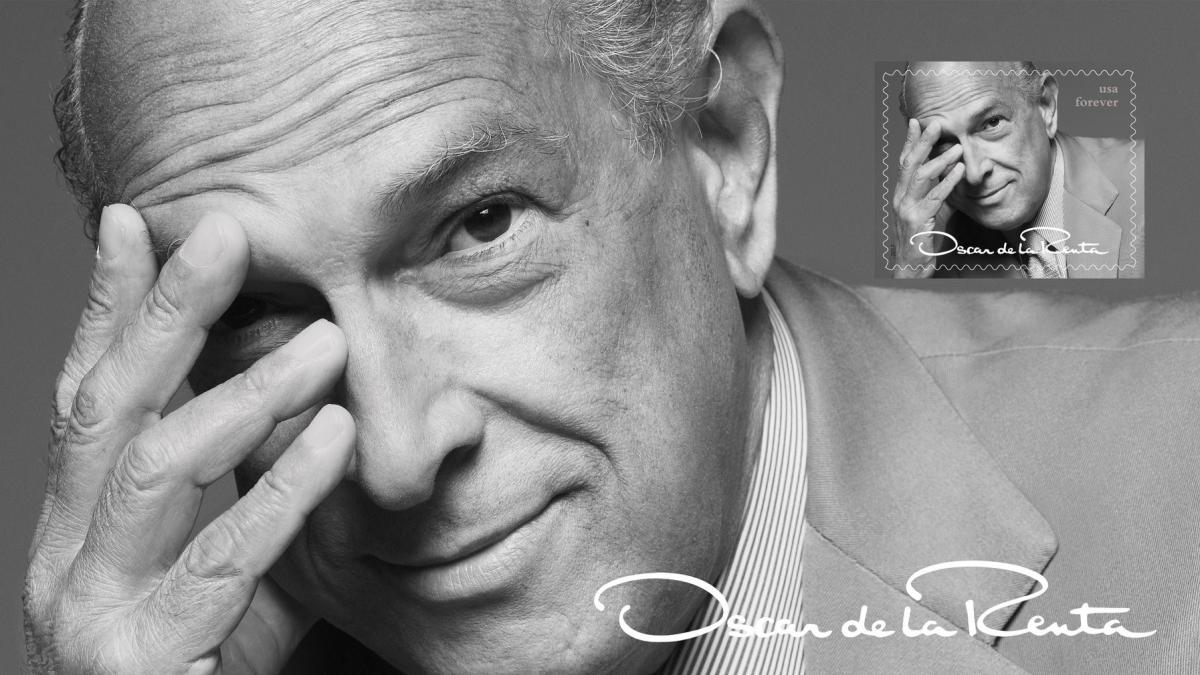 Oscar de la Renta Stamp