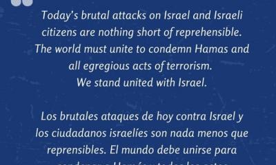 Rep. Espaillat's Comments condemning attacks on Israel