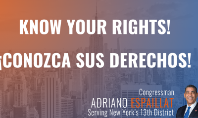 KNOW YOUR RIGHTS! ¡CONOZCA SUS DERECHOS!