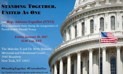 Flyer Standing Together United as One