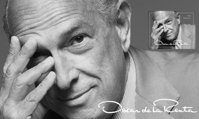 Oscar de la Renta Stamp